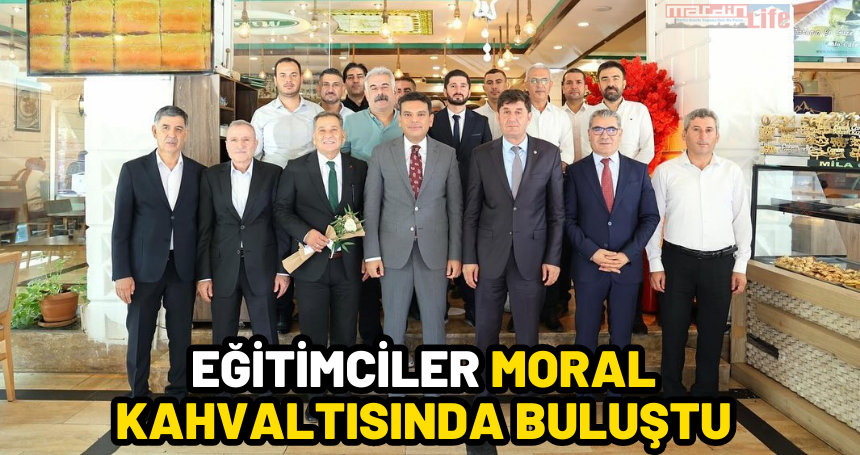 Eğitimciler moral kahvaltısında buluştu