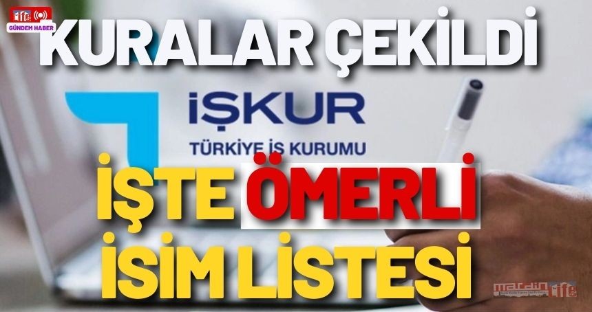 ÖMERLİ İŞKUR kura sonuçları 2024 isim listesi açıklandı: İşte asil ve yedek listeler