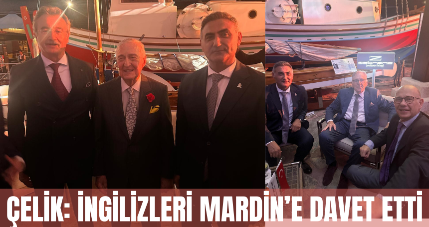 Çelik, İngilizleri Mardin'e yatırım yapmaya davet etti