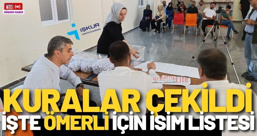 Ömerli İŞKUR TYP kura sonuçları 2024 isim listesi açıklandı: İşte asil ve yedek listeler