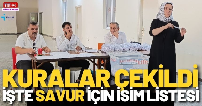 Savur İŞKUR TYP kura sonuçları 2024 isim listesi açıklandı: İşte asil ve yedek listeler