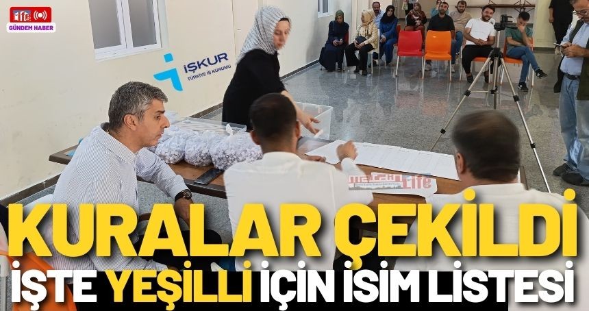 Yeşilli İŞKUR TYP kura sonuçları 2024 isim listesi açıklandı: İşte asil ve yedek listeler