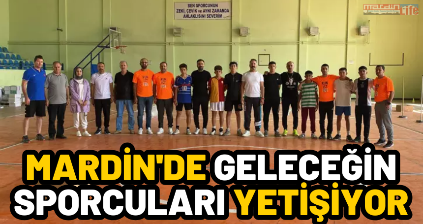 Mardin'de geleceğin sporcuları yetişiyor