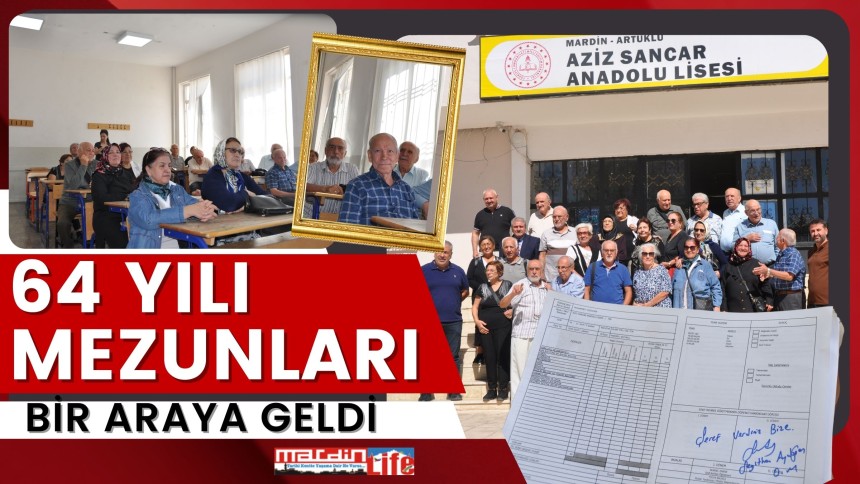 64 yılı mezunları bir araya geldi