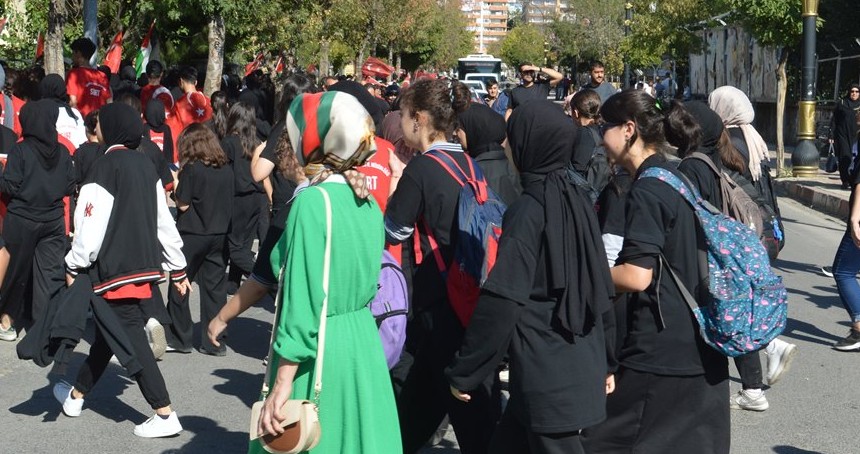 Gazze’nin acısı Siirt’ten yükseldi: Direnişin simgesi yürüyüşü gerçekleştirildi