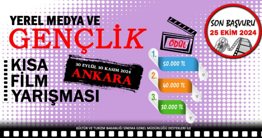 Yerel Medya ve gençlik kısa film yarışması başvuruları başladı