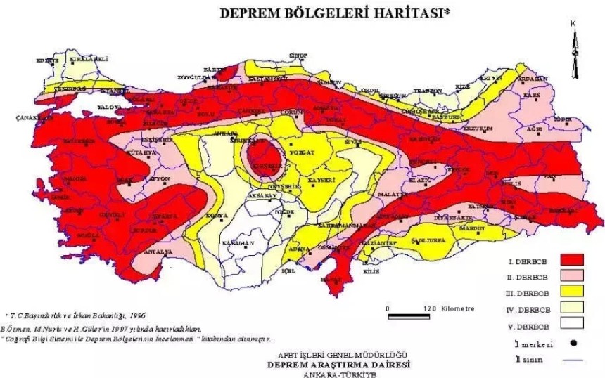 Mardin deprem riski taşıyan iller arasında yer aldı! İşte güncellenen o harita…