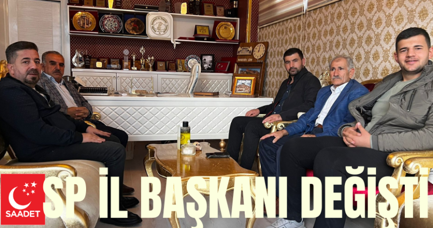 SP Mardin Başkanı Değişti