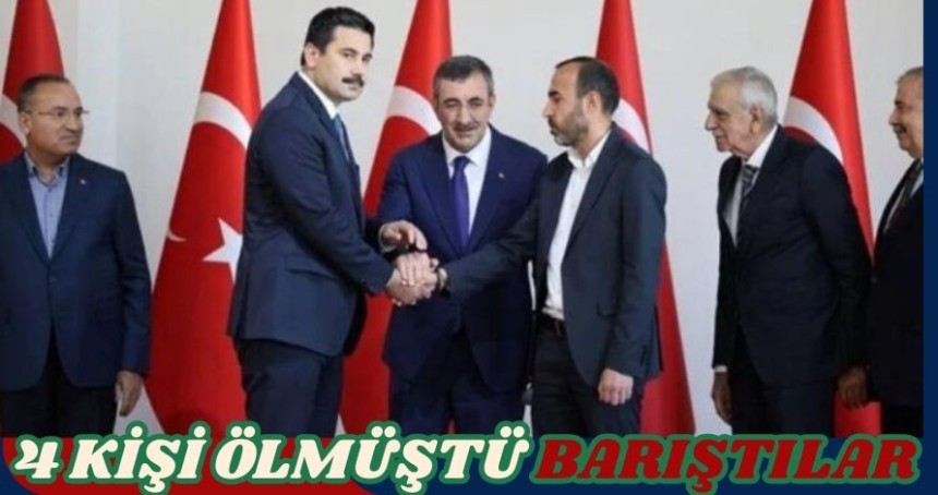 4 kişinin öldüğü kan davasında eller barışa kaktı