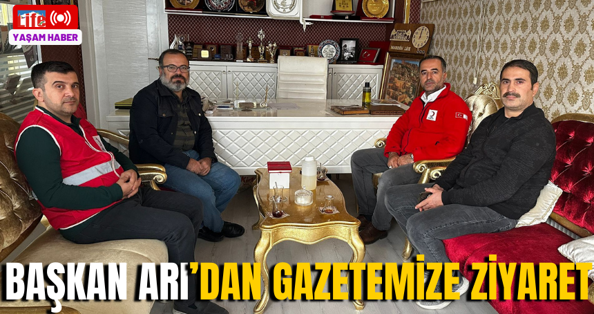 Kızılay Başkanı Arı'dan Gazetemize ziyaret