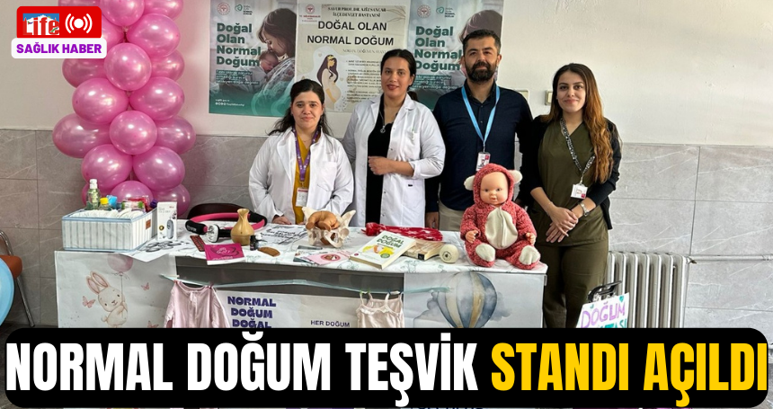 Mardin'de 'Normal Doğum Teşvik' standı açıldı