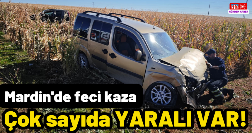 Mardin'de feci kaza, Çok sayıda YARALI VAR!