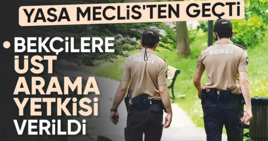 Bekçilerle ilgili yeni düzenleme