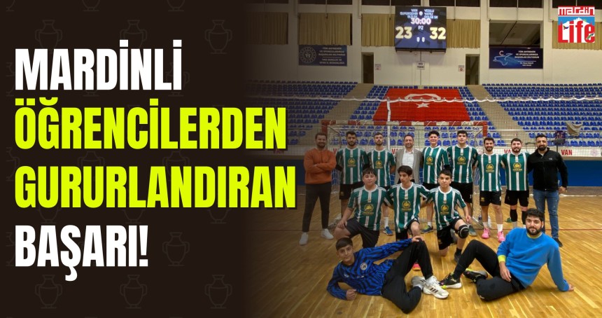 Mardinli öğrencilerden gururlandıran başarı!