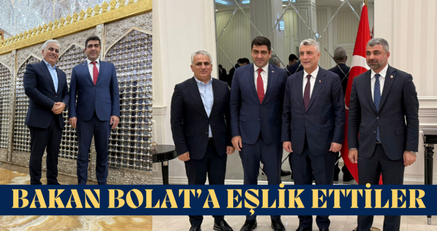 Bakan Bolat'a Bağdat'ta eşlik ettiler