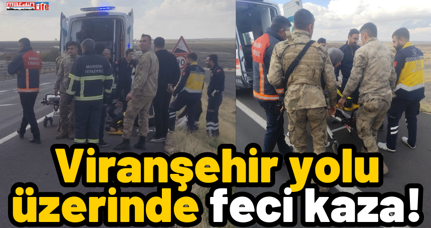 Viranşehir yolu üzerinde feci kaza!