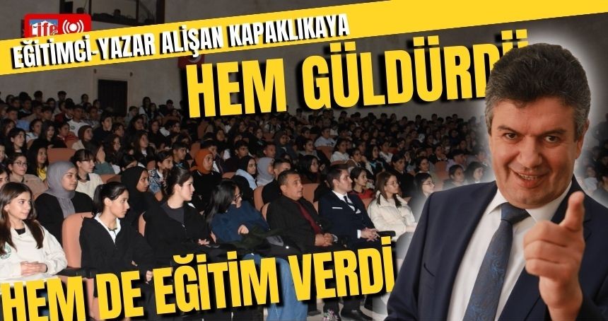 Hem güldürdü hem de verdiği seminerle duygusal anlar yaşattı!