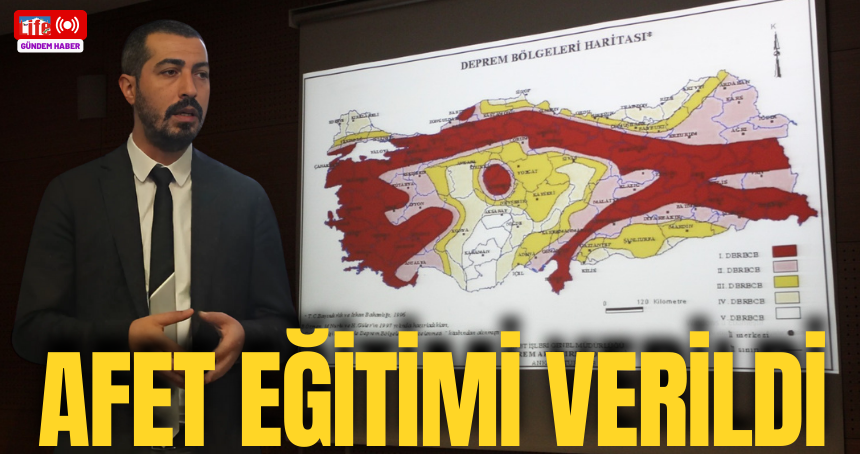 Mardin Eğitim ve Araştırma Hastanesi'nde Afet Eğitimi Verildi