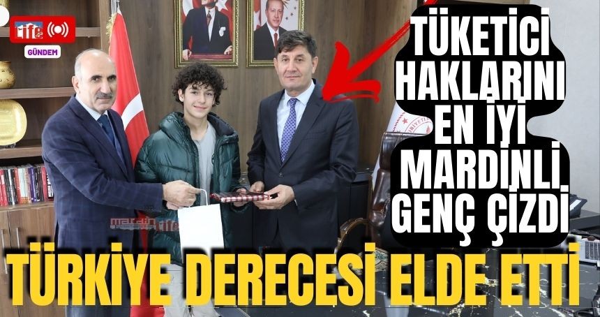 Mardinli Genç'ten büyük başarı! Türkiye Derecesi Elde Etti