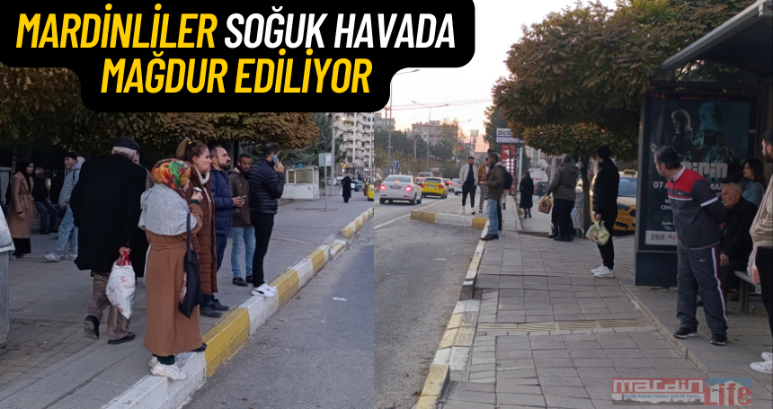 Mardinliler Soğuk Havada Mağdur Ediliyor