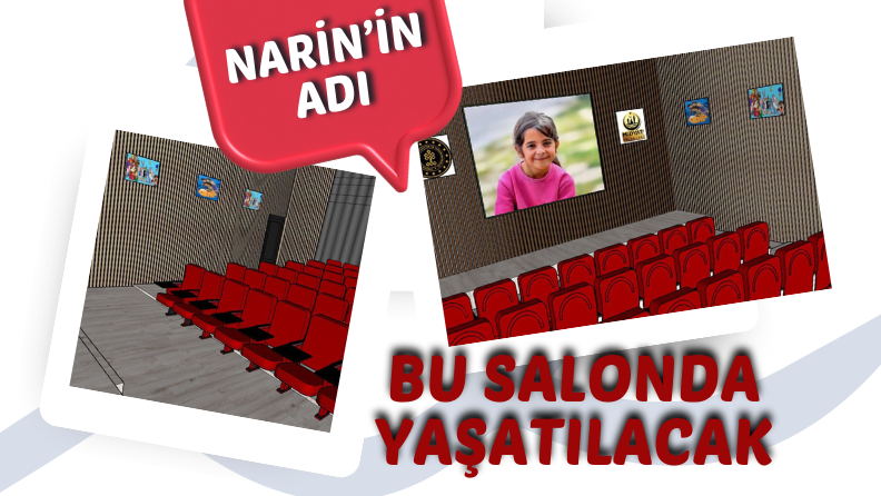 Konferans Salonuna “Narin Güran” İsmi Verildi