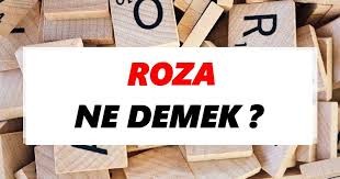 Roza isminin anlamı nedir? TDK'de Roza ne demek? Kur'an'da geçiyor mu?