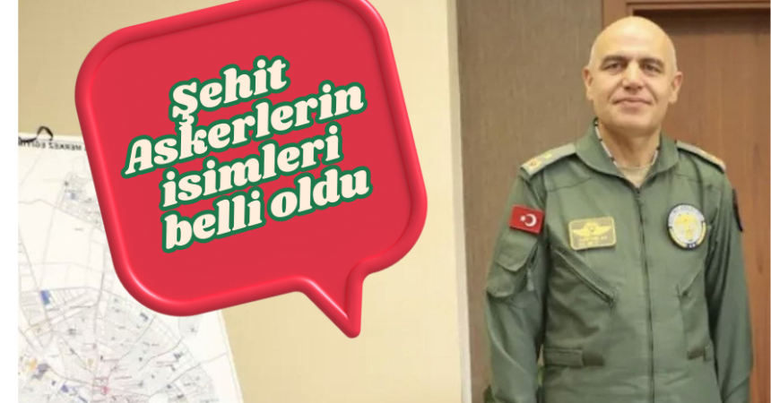 Şehitlerin kimlikleri belli oldu