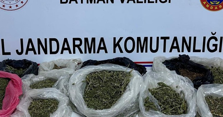 Batman'da uyuşturucu operasyonunda 6 kilogram esrar ele geçirildi