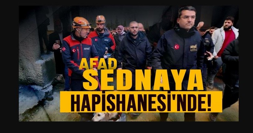 AFAD Sednaya Hapishanesi'nde!