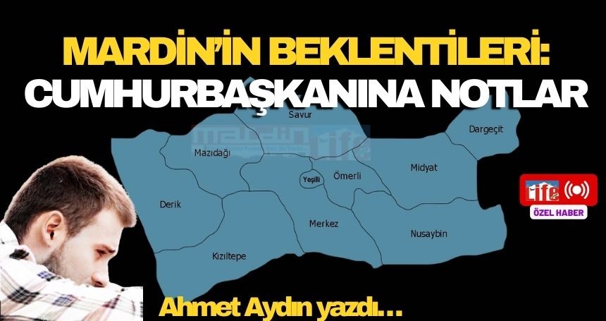 Mardin’in Beklentileri: Cumhurbaşkanına Notlar