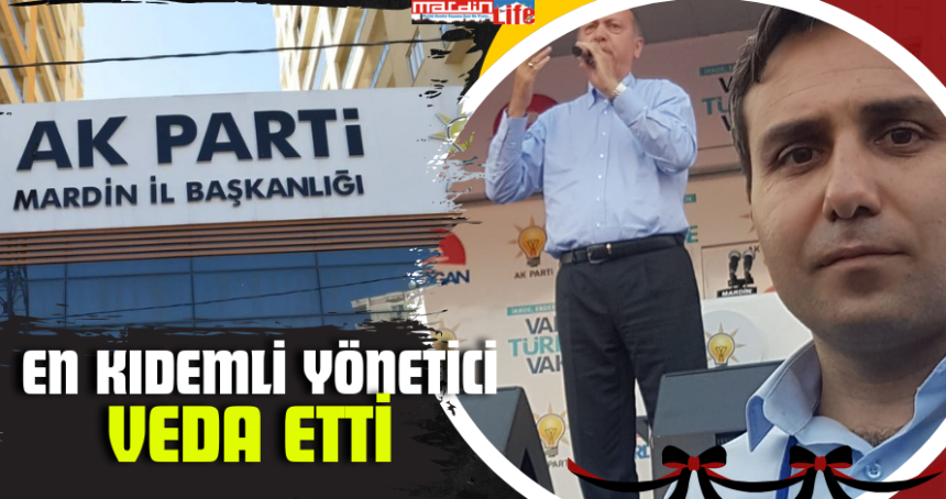 AK Parti'nin en kıdemlisiydi, Veda Etti!...