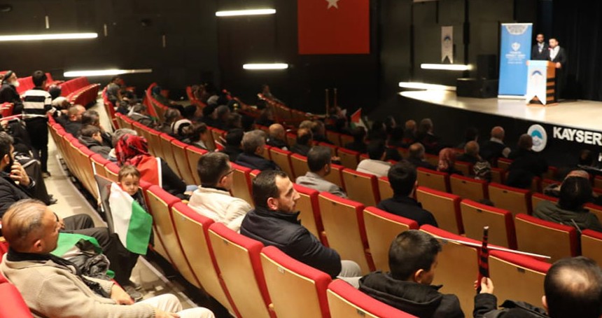 Kayseri'de "Gazze ile Dayanışma" programı düzenlendi