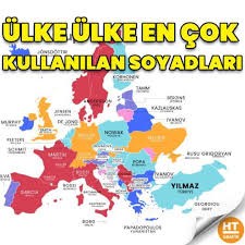 İşte Türkiye’de en çok kullanılan 50 soyadı 2024