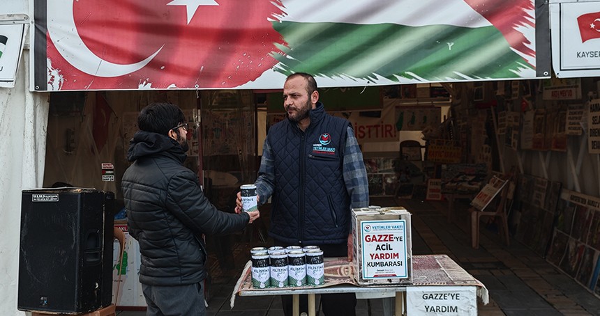 Üniversite öğrencilerinden Gazze için anlamlı yardım çalışması