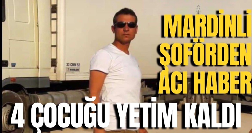 Mardinli Şoför Direksiyon Başında Hayatını Kaybetti.