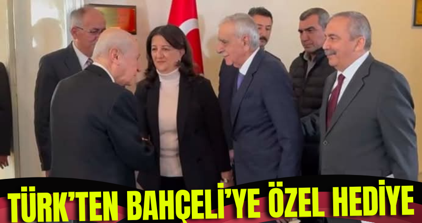 Ahmet Türk'ten Bahçeli'ye özel hediye