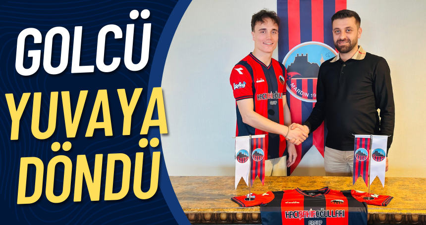 Golcü yuvaya döndü