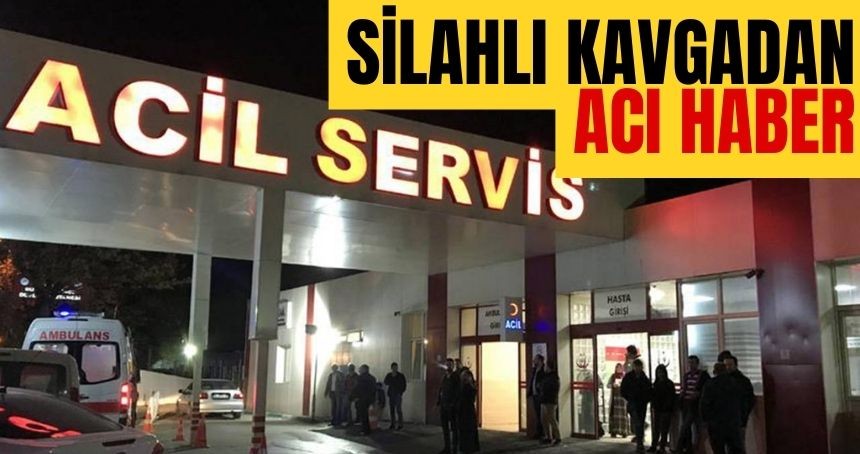 Kahvehanedeki Silahlı Kavgadan ACI Haber Geldi!