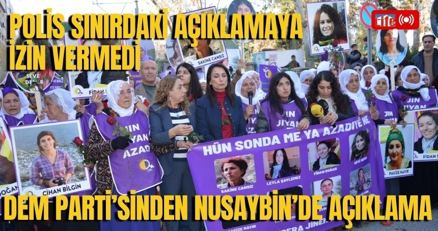 DEM Parti EşGenel başkanından Nusaybin'de açıklama