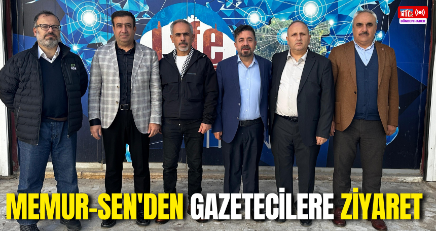 Memur-Sen'den gazetecilere ziyaret