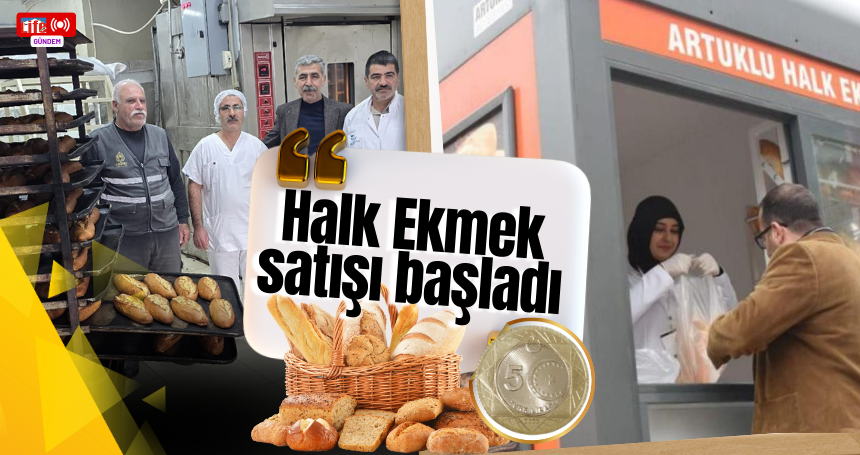 Mardin'de Halk Ekmek satışı başladı