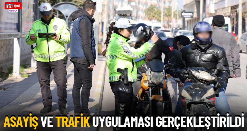 Mardin'de Polis ekipleri asayiş ve trafik uygulaması gerçekleştirdi