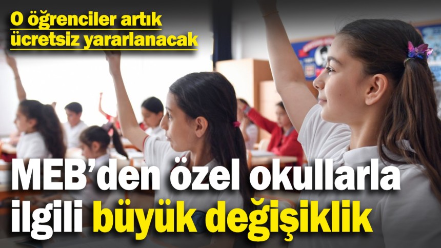 MEB duyurdu! Artık özel okullarda da dağıtılacak