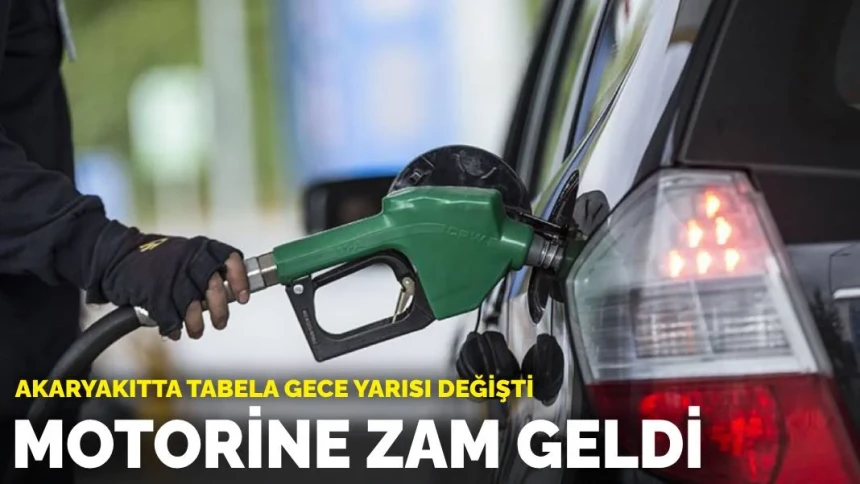 Motorine zam geldi