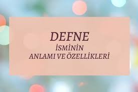 Defne isminin anlamı nedir? Kökeni nedir?Özellikleri nelerdir?