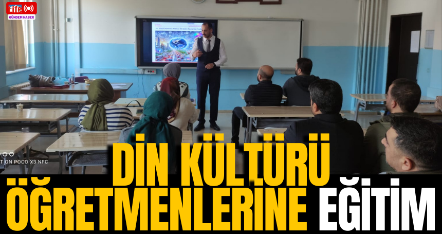 Din Kültürü Öğretmenlerine Eğitim