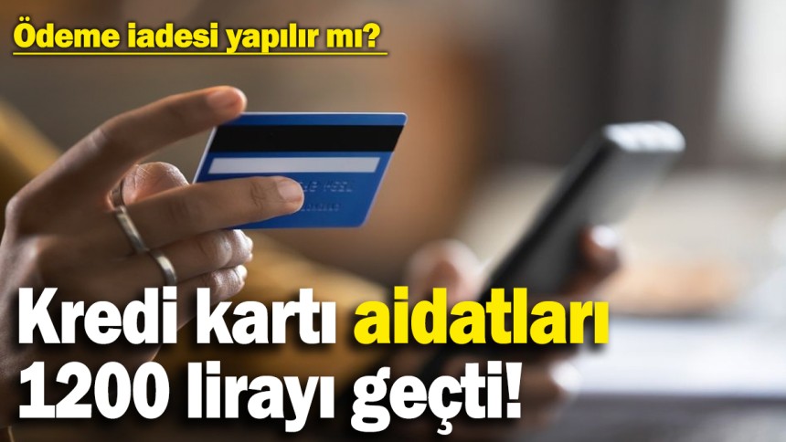 Kredi kartı aidatları 1200 lirayı geçti! Ödeme iadesi yapılır mı?