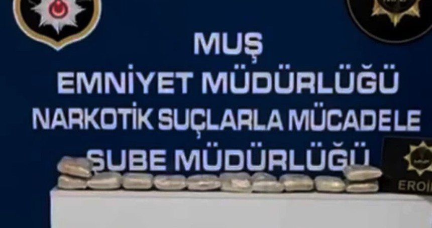 Muş'ta uyuşturucu operasyonu: 4 tutuklama