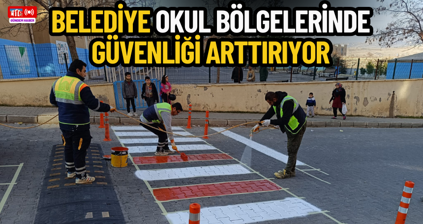 Belediye okul bölgelerinde güvenliği arttırıyor