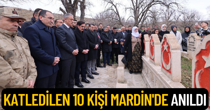 38 sene önce katledilen 10 kişi Mardin'de anıldı